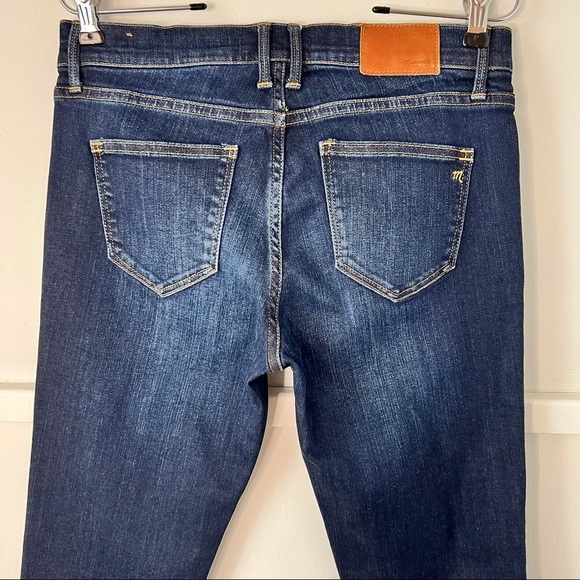 Madewell Dark Wash Straight Leg Jeans - Picture 10 of 14